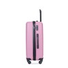 Wooakway 3 Piece Luggage Sets ABS Lightweight Suitcase with Two Hooks Spinner Wheels TSA Lock - 3 of 4