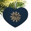 Southwestern Oklahoma State University Primary Logo Heart Love Wood Christmas Tree Holiday Ornament - 2 of 3