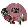 Simply Sage Market Women's Graphic Sweatshirt Mama Claus Wavy - 2 of 4