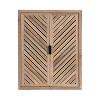 Kate & Laurel All Things Decor Mezzeta Tall 2 Door Bath Cabinet Natural - 4 of 4