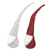 Northlight Tall Pointy Hat "Happy Christmas" Gnomes - 18" - Red and Ivory - Set of 2 - 2 of 4