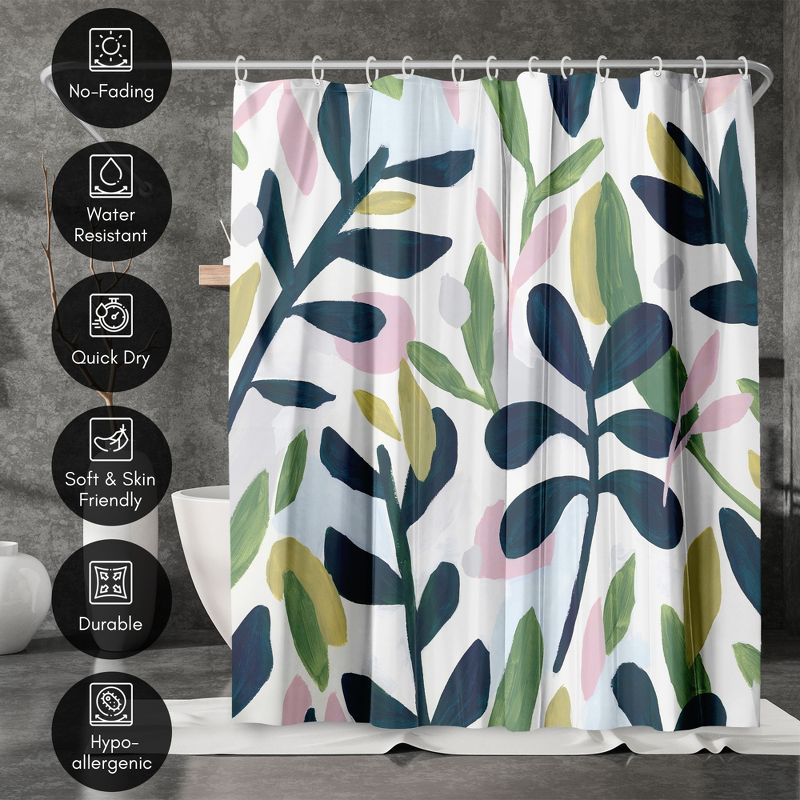 Americanflat 71" x 74" Shower Curtain Style 2 by PI Creative Art - Available in Variety of Styles, 5 of 8