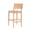 Set of 2 Clara Handwoven Seagrass Seat Barstools Natural - Powell Company - 4 of 4