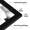 Americanflat 24x34 Poster Frame  - Black Picture Frame - Wide Photo Frames Made of Engineered Wood - Epic Collection - Black - 3 of 4