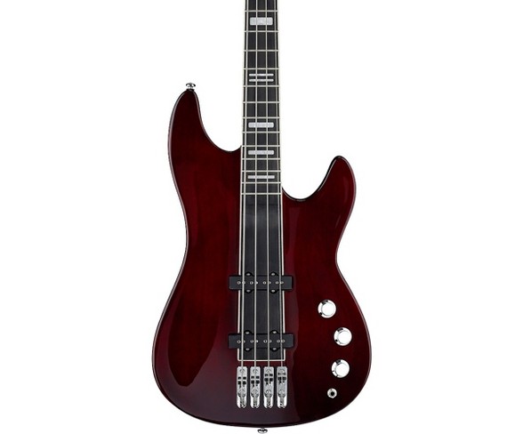 Hagstrom Super Swede 4-String Electric Bass Guitar Natural Mahogany
