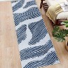 Modern Area Rug 5x7 Washable Rug Soft Faux Wool Throw Rugs Non Slip Low Pile Bedroom Rugs Non-Shedding Foldable Thin Accent Carpet, Grey - 2 of 4