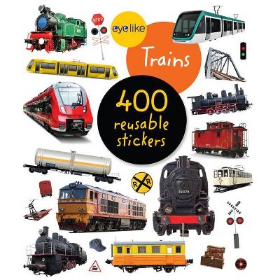 Eyelike Stickers: Trains - by  Workman Publishing (Paperback)