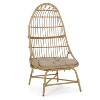 VYNXARIA Elegant Basket-Shaped Patio Chair - Cozy Retreat for Modern Spaces£¬Light Brown - 4 of 4