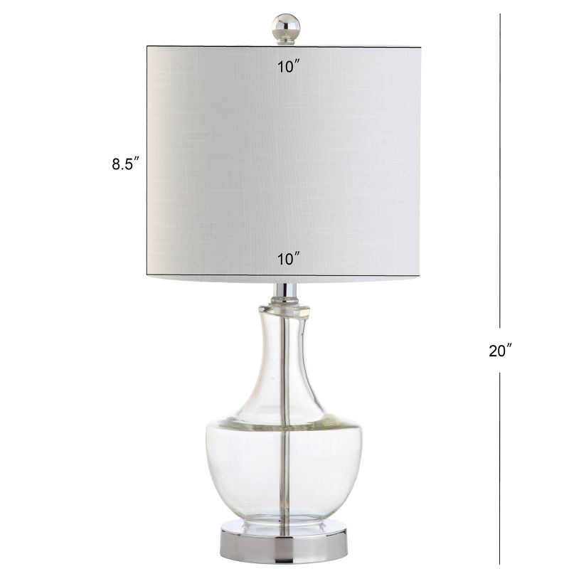 20" Glass Colette Mini Table Lamp (Includes Energy Efficient Light Bulb) - JONATHAN Y, 5 of 9