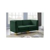 Meridian Furniture,Alina Velvet Modular Sofa - 2 of 4