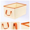 REGALWOVEN Fabric Built-In Bottom Collapsible Lightweight Clothes Storage Cube 3 Pcs - 2 of 4