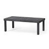 VYNXARIA Acacia Wood Outdoor Loveseat and Coffee Table Set with Cushions, Dark Gray - 4 of 4