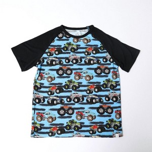 Boy's Kids Monster Truck Bamboo Tee - Charlies Project - 1 of 1