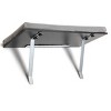 DOMETOUR Cat Perch Window Mounted Shelf Bed with Velvet Cushion for Rest Gray - 4 of 4