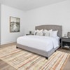 GAOMON Area Rug Modern Faux Linen Texture Area Rug Abstract Accent Carpet Non-Slip Low-Pile Rugs for Living Room - 2 of 4