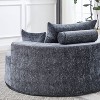Sapphtopaz Sleeper Sofa with Upholstered Cloud Couches for Living Room with Pillows Modern Lounge Couch Bed for Apartment,Bedroom - 4 of 4