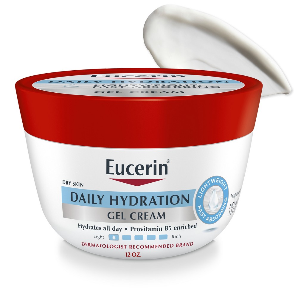 Photos - Shower Gel Eucerin Daily Hydration Gel Cream Unscented - 12oz 