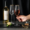 Slickblue Handcrafted Gold Rim Champagne Flutes - 8 oz Set of 6 - 4 of 4