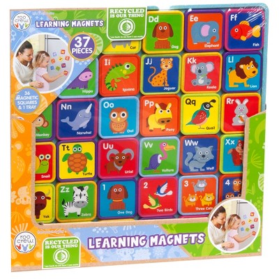 Roo Crew: Learning Magnets - 37 Pieces - Animal & Alphabet Learning,Ages 2+