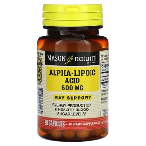 Mason Natural Alpha-Lipoic Acid, 600 mg, 30 Capsules - 1 of 4