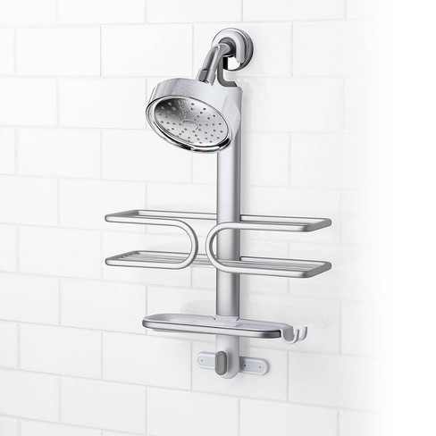 Simplehuman Over Door Shower Caddy Stainless Steel/anodized Aluminum Silver  : Target