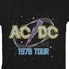 ACDC 1978 World Tour Pop Art Logo Crew Neck Short Sleeve Boys' Black T-shirt - 2 of 3