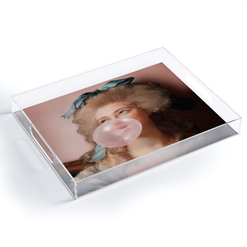 Jonas Loose BUBBLEGUM PRINCESS Acrylic Tray - Deny Designs - image 1 of 4