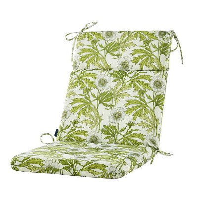 ARTPLAN Outdoor Chair Cushion,Seat & High Back Adirondack Rocking Wicker Chair Lawn Foam Cushion for Patio Furniture,45.5"x21"x3"