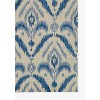 Momeni Leiden Ikat Elisha Handtufted Rug Blue - image 2 of 4