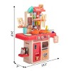 Baofuwish Kids's Pretend Play Kitchen Set – Interactive Cooking Playset with Lights, Sounds, Play Sink & 40+ Accessories for Toddlers Ages 3+ - 4 of 4