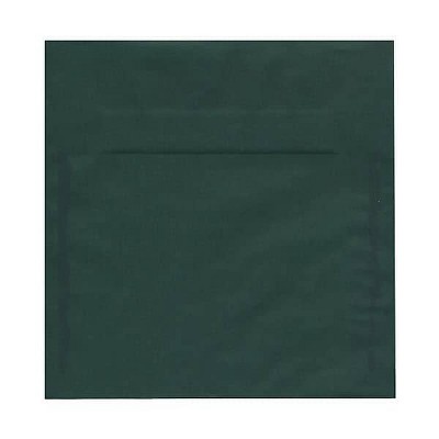 JAM Paper 8.5 x 8.5 Square Translucent Vellum Invitation Envelopes Racing Green PACV593