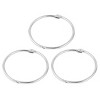 Unique Bargains Office Book Hoops Scrapbook Album DIY Binder Loose Leaf Ring 3 Pcs - 3 of 4