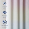 Awesome Home  Blackout Grommet Taylor Ombre Curtains Pair - 2 of 4