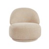 Whisen Accent Chair & 360° Swivel Armlesschair with Space-Saving Design - 3 of 4