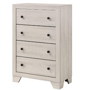 PAGED Dresser with Drawers Contemporary Glam Style Storage Drawers with Embossed Crocodile Patten for Living Room, Hallway, Office - 1 of 4