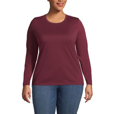 Lands' End Women's Relaxed Supima Cotton T-Shirt