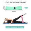 Unique Bargains Elastic Fabric Non-Slip Workout Loops Leg Booty Resistance Bands 3 Pcs - 2 of 3