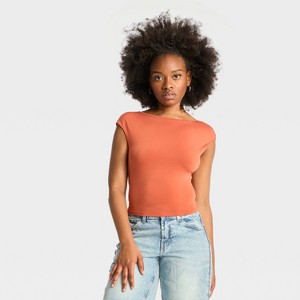 Women's Cap Sleeve Tie-Back Top - Wild Fable™ - 1 of 4