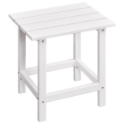 Yaheetech HDPE Adirondack Side Tablefor Beach, Porch, Patio, Poolside