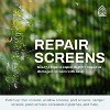 HOME INTUITION 4 In. x 15 Feet Gray  Fiberglass Window Screen Repair Tape Patch for Ripped Screen Doors and Windows - 4 of 4