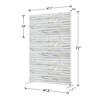 SpassWay 72"H 47"W Outdoor Metal Garden Trellis Privacy Screen Lattice Panel Indoor Room Divider - 4 of 4