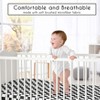 Sweet Jojo Designs Boy, Girl, Unisex/Gender Neutral Baby Fitted Crib Sheet Gingham Checkered Plaid Black and White - 2 of 4