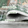 Washable Area Rug, Ultra-Thin Soft Vintage Indoor Rug for Bedroom Living Room or Dining Room, Non-Slip Throw Rug Foldable Carpet for Entry Office - 3 of 4