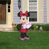 Gemmy Airblown Inflatable Valentine Minnie Mouse, 3.5 ft Tall, Red - 2 of 3