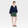 Women's Long Sleeve Tie-Front Blouse - Universal Thread™ - 3 of 3