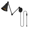 Elegant Lighting Foster 1 light Black and Clear Bath Sconce - 4 of 4