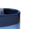 SKL Home Saturday Knight Ltd Alanya Fluid Wave Inspired Appearance Toothbrush Holder - 4.31x2.37x4.58, Blue - image 2 of 3