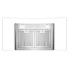 Cosmo COS-668AS900-DL 36 in. Vista Collection 380 CFM Ductless Wall Mount Range Hood, Touch Controls, LED Lights, Stainless Steel - 4 of 4