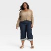 Women's Open Stitch V-Neck Pullover Sweater - Universal Thread™ - 3 of 3