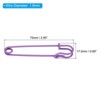 Unique Bargains Metal DIY Blankets Crafts Brooch Making Home Sewing Large Safety Pins 15 Pcs - 2 of 4